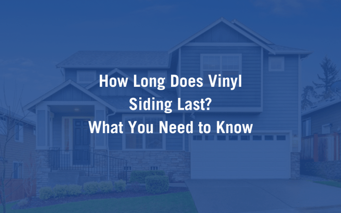How long does siding last